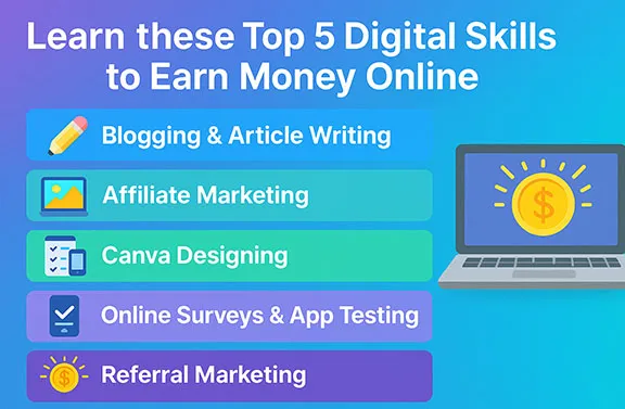 Digital Skills to Earn Money Online in 2025 (AI & non-AI)