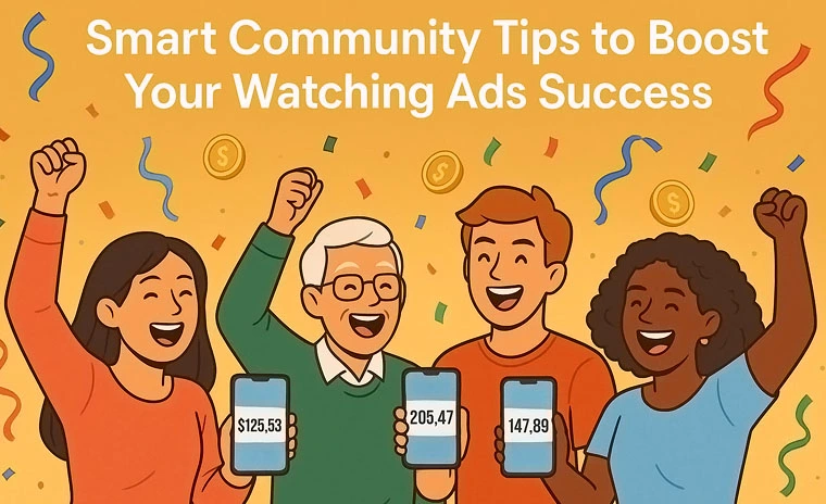 What Community Tips Can Boost Your Earn Money by Watching Ads Success?