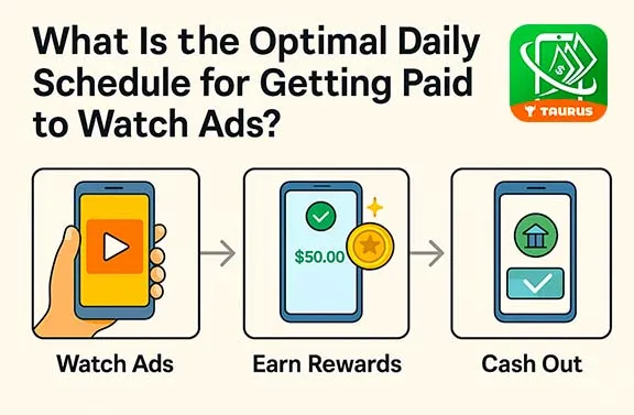 What Is the Optimal Daily Schedule for Getting Paid to Watch Ads?
