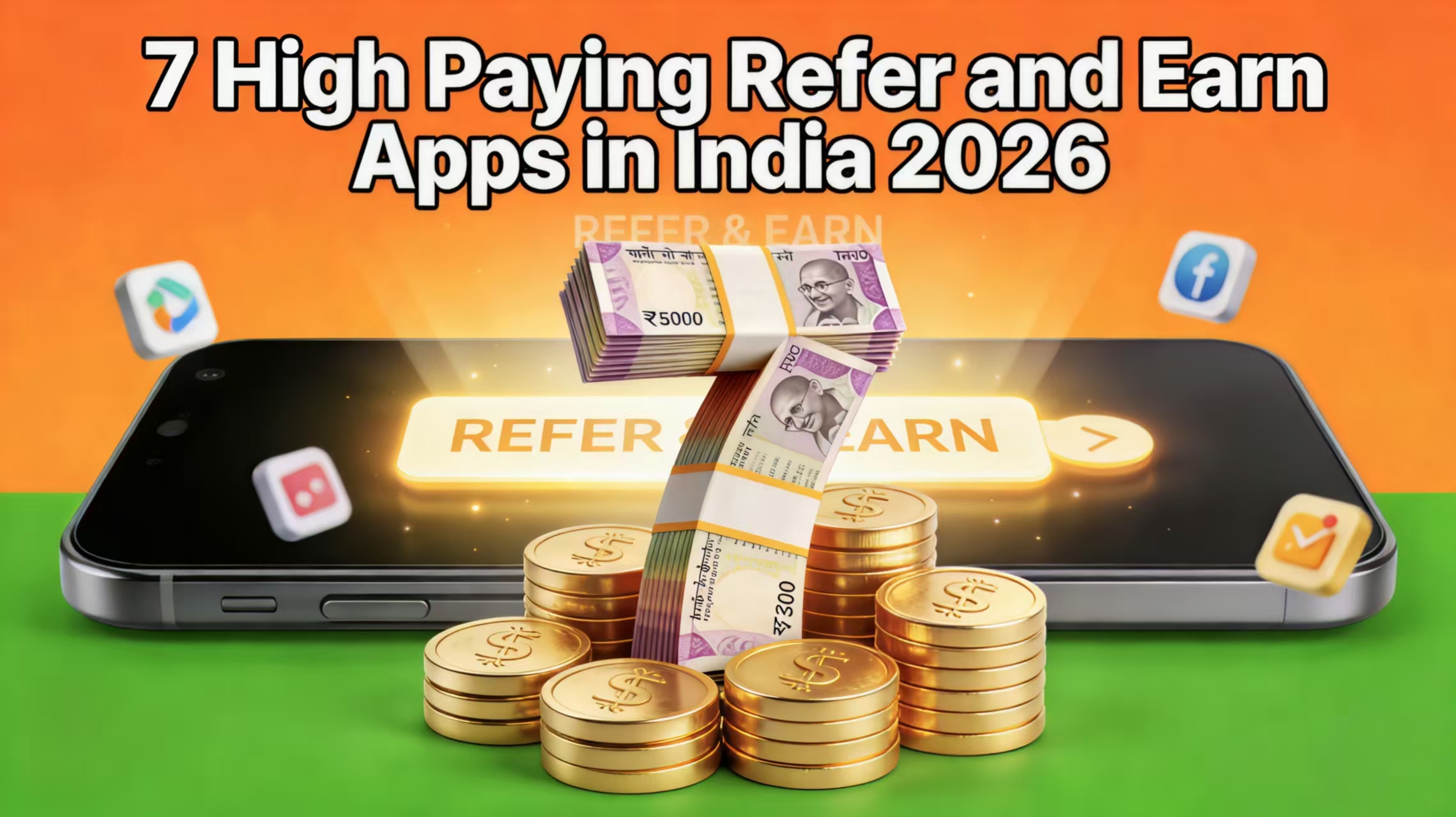 7 High Paying Refer and Earn Apps in India 2026