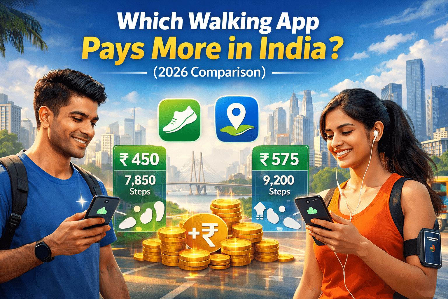 Which Walking App Pays More in India? (2026 Comparison)