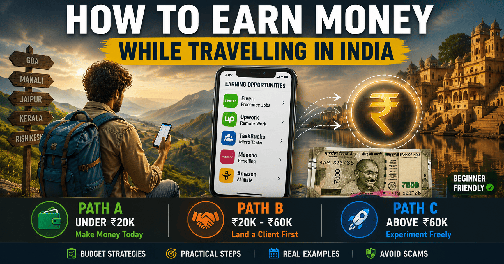 How to Earn Money While Travelling (Beginner’s Decision Guide)