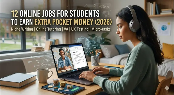 12 Online Jobs for Students to Earn Extra Pocket Money (2026)