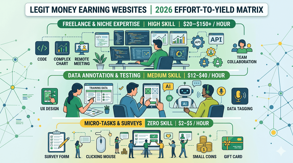 9 Money Earning Websites That Actually Pay in 2026