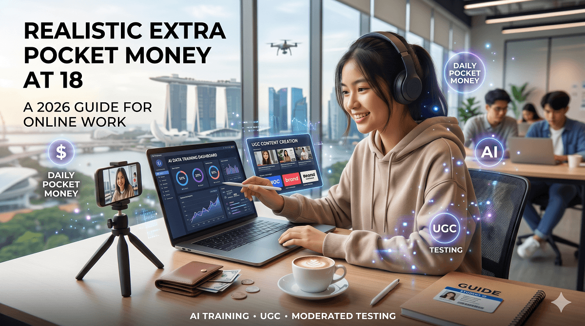 How to Earn Daily Pocket Money Online for 18-Year-Olds in 2026: A Step-by-Step Tactical Guide