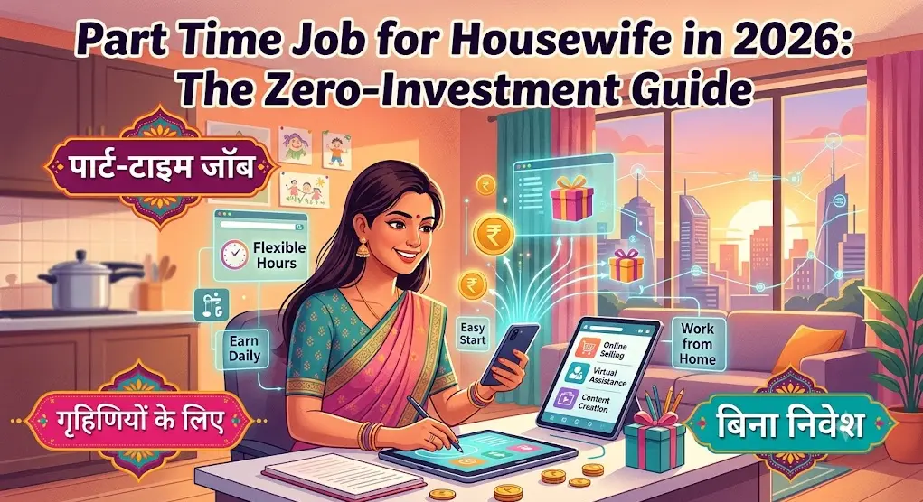 Part Time Job for Housewife in 2026: The Zero-Investment Guide