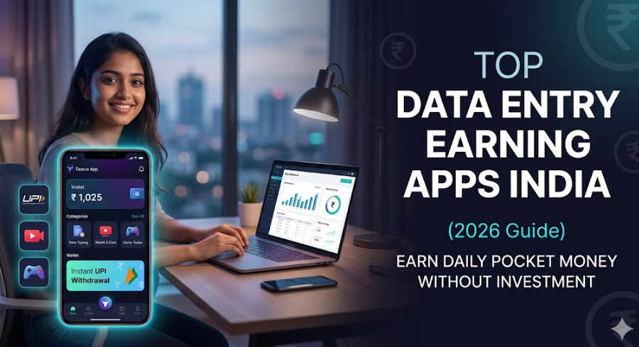 Top 8 Data Entry Earning Apps to Earn Money in India (2026 Guide)