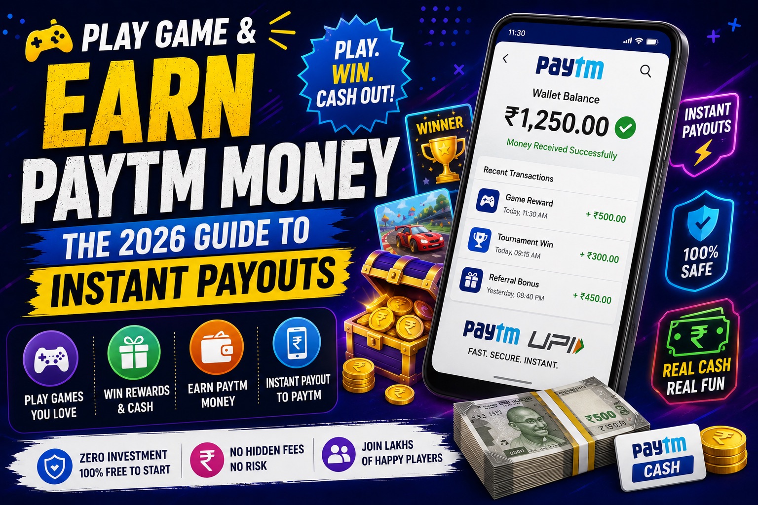 Play Game and Earn Paytm Money: The 2026 Guide to Instant Payouts